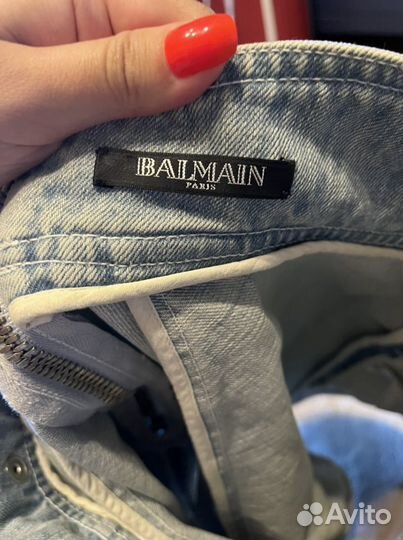 Юбка джинсовая Balmain (оригинал) 42-44
