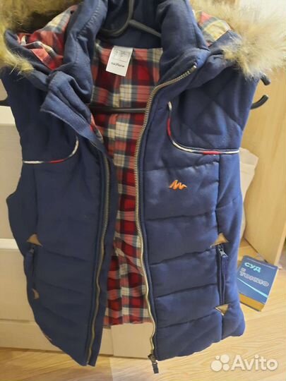 Детский теплый жилет