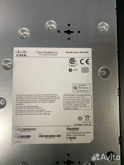 Маршрутизатор Cisco 892FSP