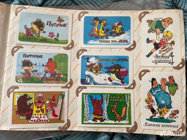 Коллекционные календарики советских лет