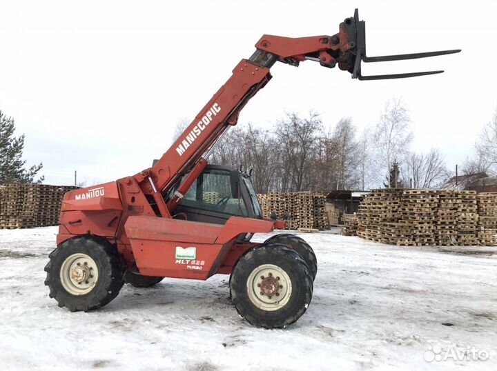 Телескопический погрузчик Manitou MT 732, 1996