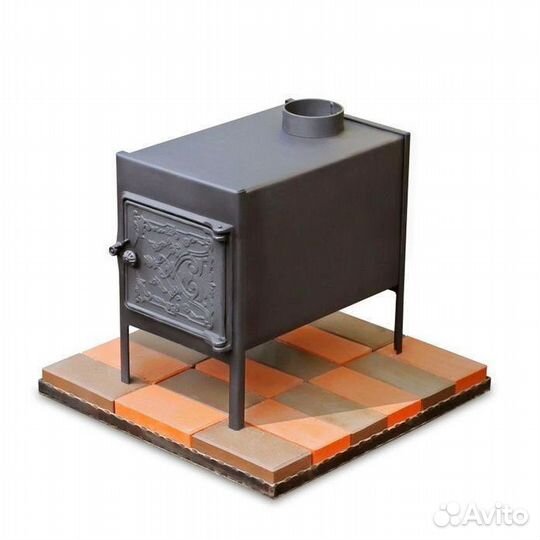 Печь камин на дровах