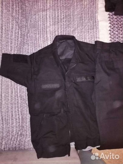 Офисная военная форма черная