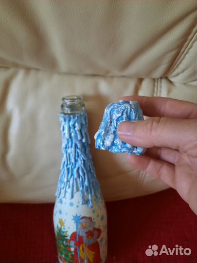 Бутылка декорированная