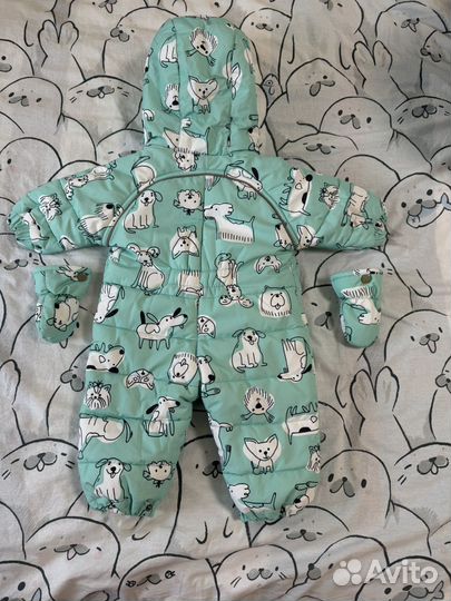 Зимний комбинезон Crockid 62-68