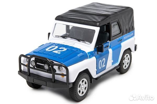 УАЗ-469 масштаб 1/24 (свет, звук)