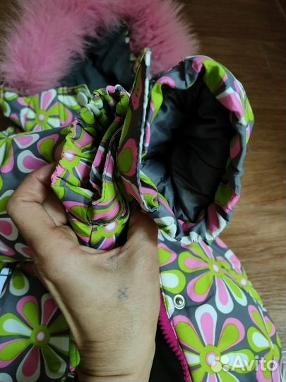 Зимний комбинезон для девочки 86