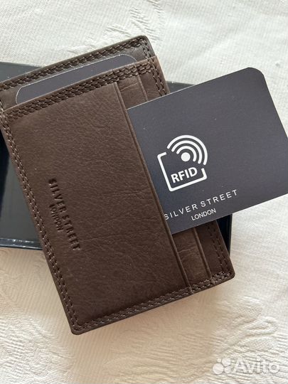 Кардхолдер silver street london нат кожа