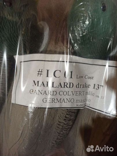 Чучело утки sport plast Италия