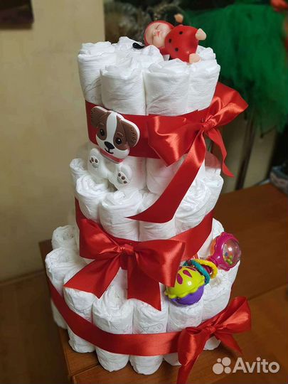 Торт из памперсов