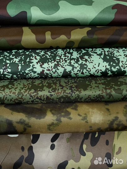 Ткань оксфорд 200 210 камуфляж