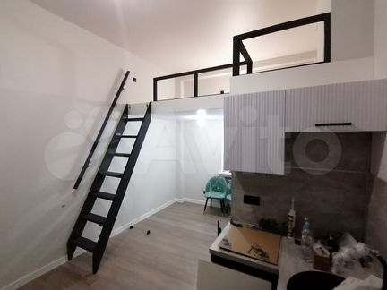Лестница складная лофт студия апартаменты
