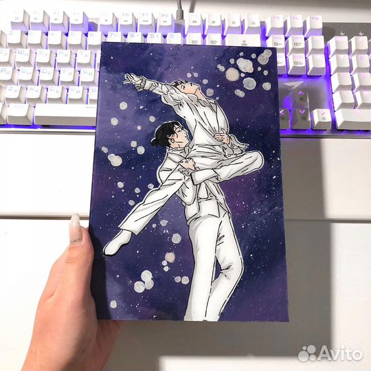 Рисунок на стекле, Чимин и Чонгук, BTS