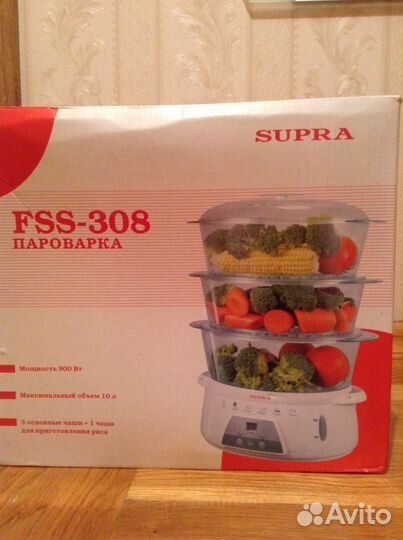 Пароварка Supra FSS-308