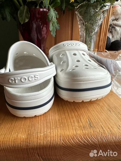 Crocs сабо белые