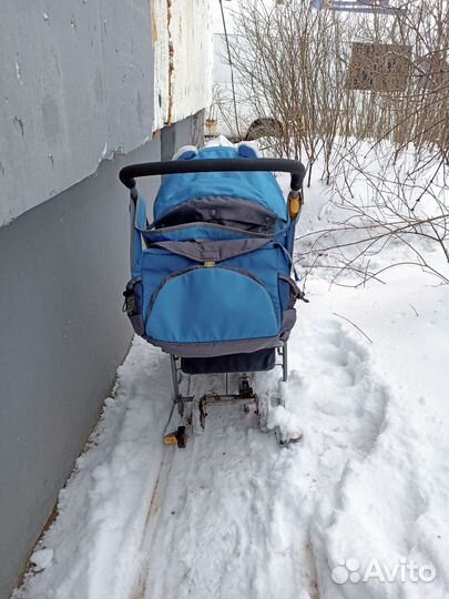 Детские санки коляска
