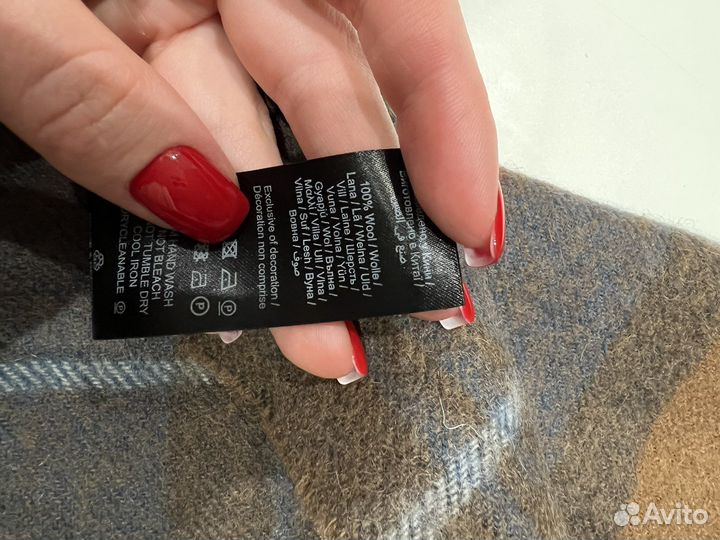 Шерстяной шарф унисекс