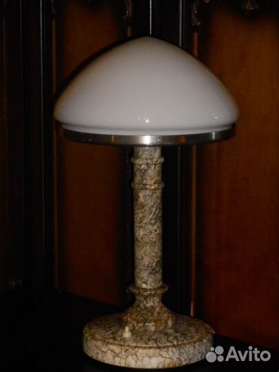 Лампа настольная, старинная,Сталинская.Камень-Мрам