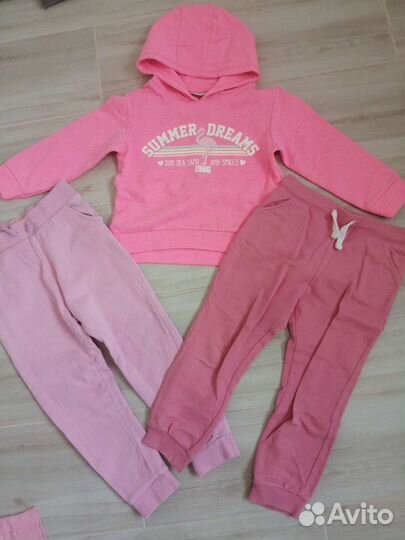 Вещи пакетом на девочку 104-116 (12 вещей)