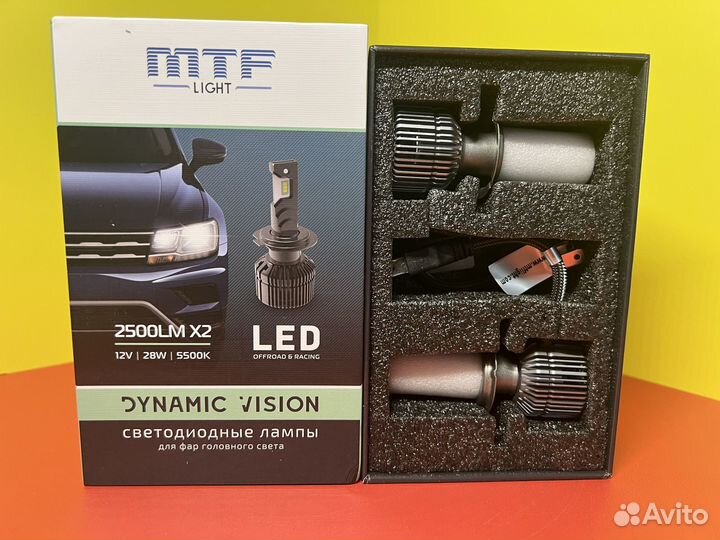 Светодиодные лампы MTF H7 Dynamic Vision 5500k