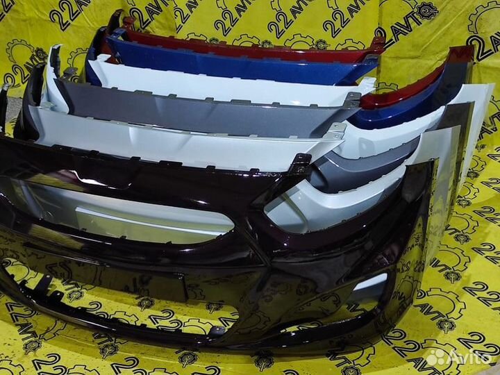 Бампер передний Hyundai Solaris RB G4FA 2010-2014