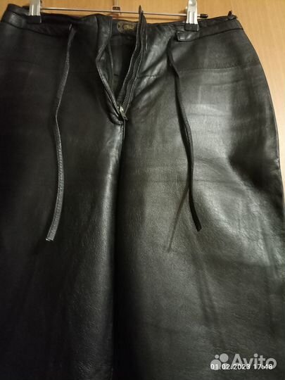 Кожаные брюки