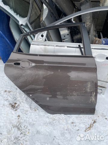 Дверь задняя правая Hyundai Solaris 1 седан