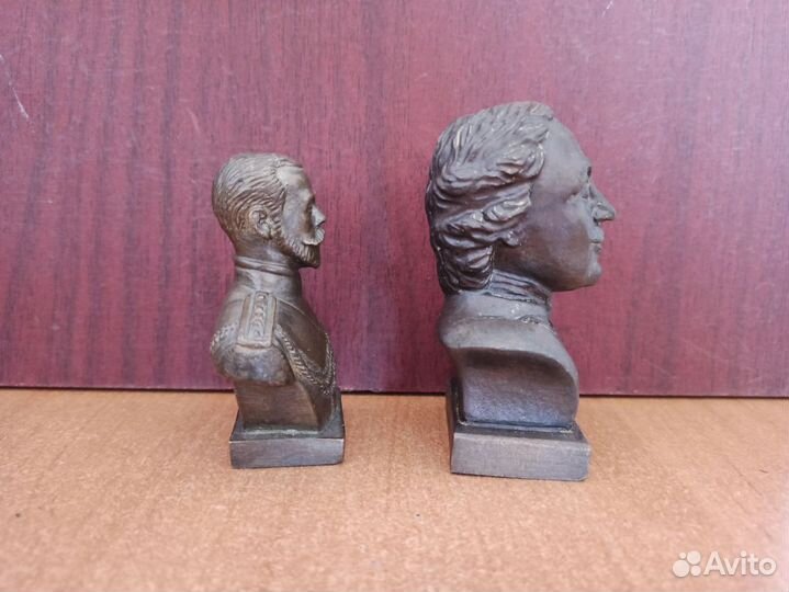 Бюст Бронза Николай II, Петр I