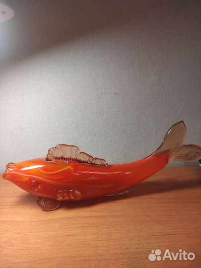 Статуэтка Рыба, стекло