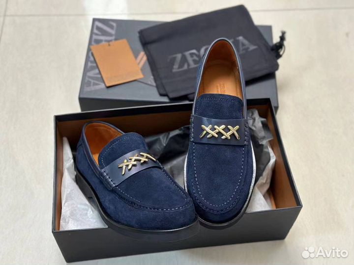 Лоферы zegna мужские