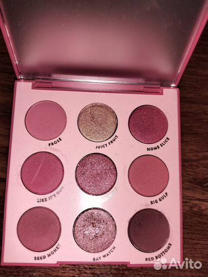 Colourpop тени красные