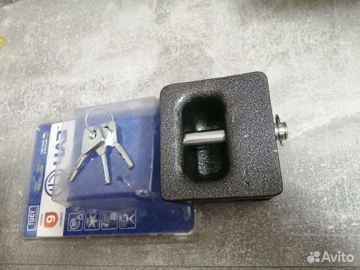 Замок висячий дисковый вс-10