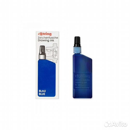 Тушь для изографов Rotring 23 мл, цвет синий