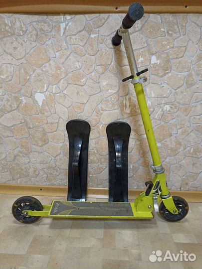 Самокат на лыжах