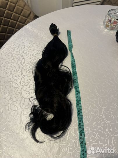 Волосы на заколках