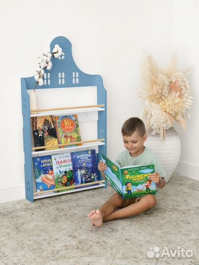 Стеллаж детский для книг 