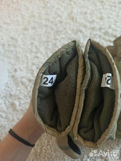 Перчатки военные зимние мох