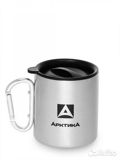 Термокружка Арктика 450мл с карабином 801-450К