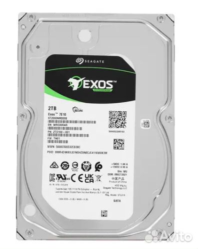 HDD 2TB Seagate ST2000NM000B, серверный