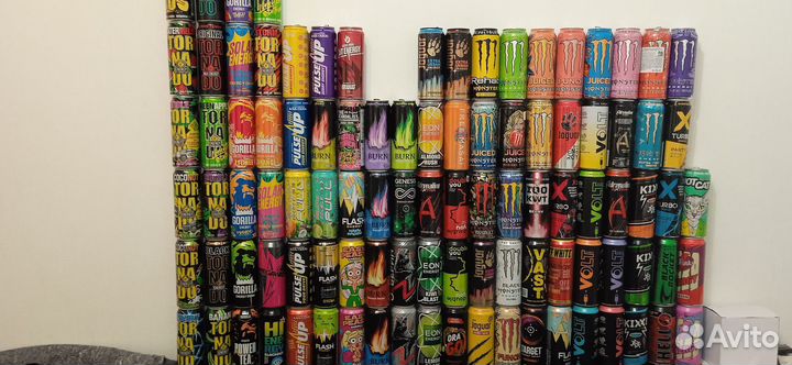 Банки из под энергетиков, без повтора