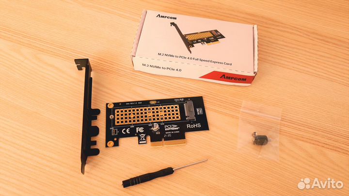 Новый Адаптер M.2 SSD nvme to PCI-E X4