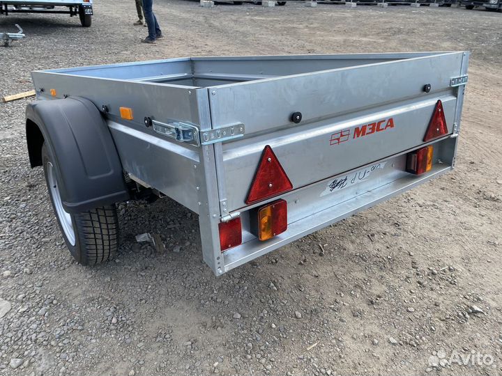 Бюджетный прицеп 2.0х1.1 м (оцинковка, рессоры)