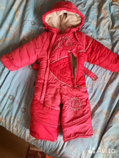 Зимний комбинезон для девочки
