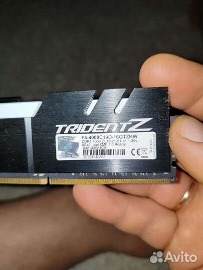 G skill trident z 2x8 16gb F4-4000 Samsung B-die