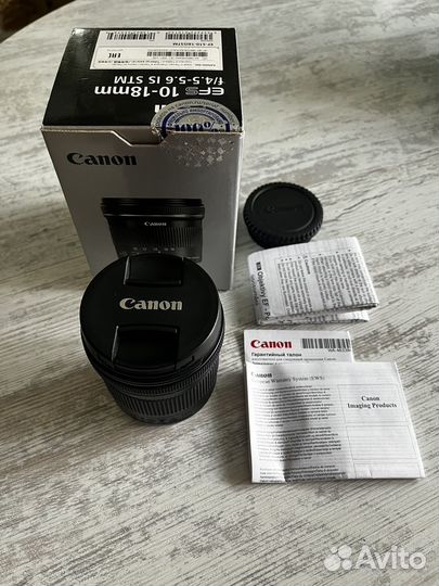 Объектив Canon efs 10-18 mm
