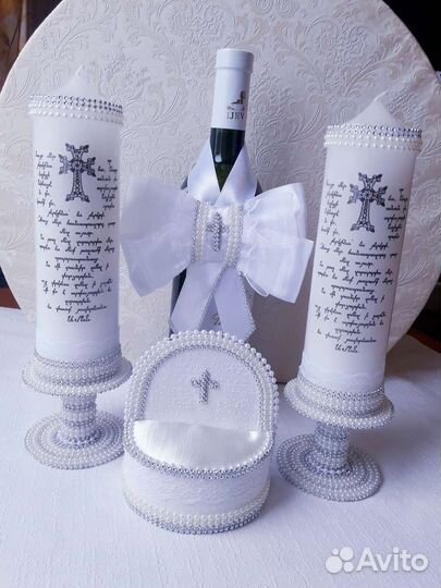 Свечи на крещение, таросики