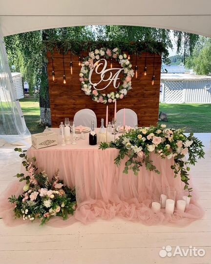 Оформление свадьбы, декор для свадьбы