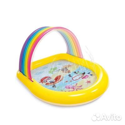 57156 intex Детский надувной бассейн Радуга