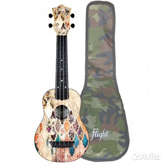 Flight TUS 40 Укулеле сопрано, разные цвета +чехол