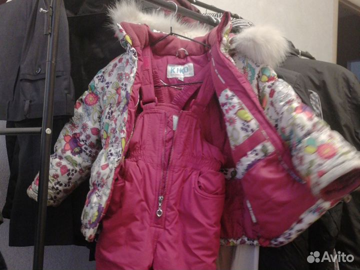 Зимний костюм на девочку 104